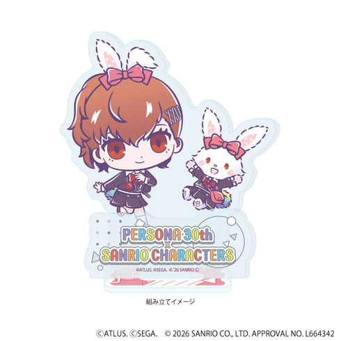 『P30th×サンリオキャラクターズ』アクリルスタンドプレート05/P3P主人公・ウィッシュミーメル(コラボイラスト)