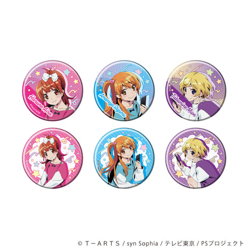 『プリティーリズム・オーロラドリーム』缶バッジ01/15周年ver. コンプリートセット(全6種)(描き下ろしイラスト)