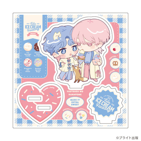 『Tulle Ice Cream Factory -7th Anniversary-』アクリルスタンドプレート04/ISIKI先生(描き下ろしイラスト)