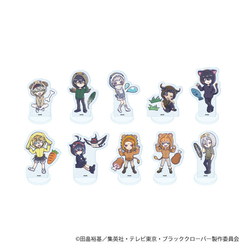 『ブラッククローバー』アクリルぷちスタンド19/アニマルパーカーver. コンプリートセット(全10種)(グラフアートイラスト)