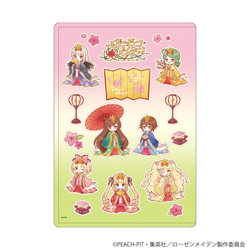 『ローゼンメイデン』キャラクリアケース09/集合デザイン(レトロアートイラスト)