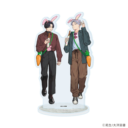 "Rabbit Forest" Acrylic Stand 02: Shii Junta & Yumiya Tamaki - Amusement Park Ver. (Original Illustration)