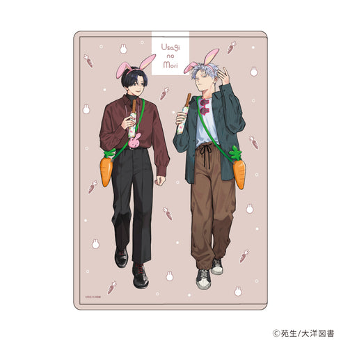 《兔之森》角色透明收納盒02/志井洵太&弓永環 遊樂園版(全新繪製插圖)