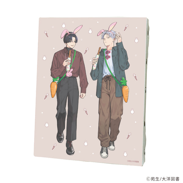 『兎の森』キャンバスボード01/志井洵太&弓永環 遊園地Ver.(描き下ろしイラスト)