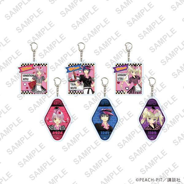 『しゅごキャラ!』アクリルキーホルダー09/アメリカンダイナーver. コンプリートセット(全6種)(描き下ろしイラスト)