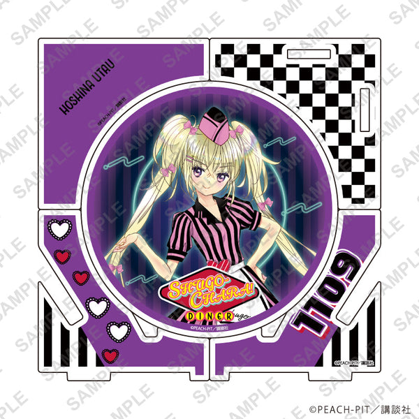 『しゅごキャラ!』アクリルコースター03/ほしな歌唄 アメリカンダイナーver.(描き下ろしイラスト)