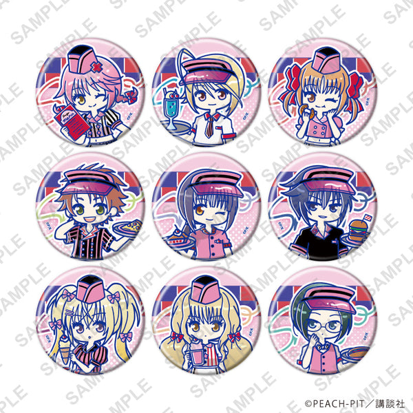 『しゅごキャラ!』缶バッジ37/アメリカンダイナーver. コンプリートセット(全9種)(Candy artイラスト)