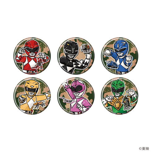 『恐竜戦隊ジュウレンジャー』缶バッジ01/コンプリートセット(全6種)(グラフアートイラスト)
