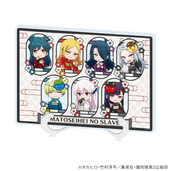 『魔都精兵のスレイブ2』アクリルアートボード(A5サイズ)04/集合デザイン(ミニキャライラスト)