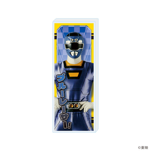 『激走戦隊カーレンジャー』ミニアクリルブロック02/ブルーレーサー(公式イラスト)