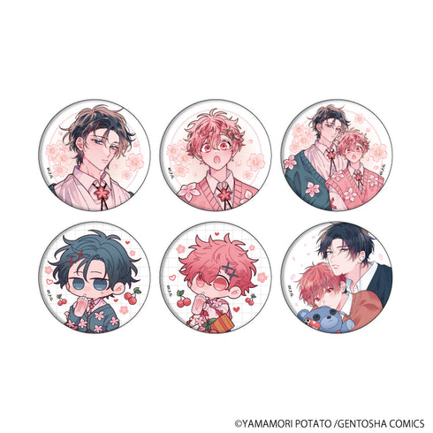 "Falling in Love Through Your Ears" Pin Badge 01 / Complete Set (All 6 Varieties) (Official & Original Illustrations)