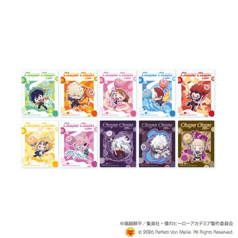 《我的英雄学院×Chupa Chups》亚克力卡01/全套(共10种)(迷你角色插画)