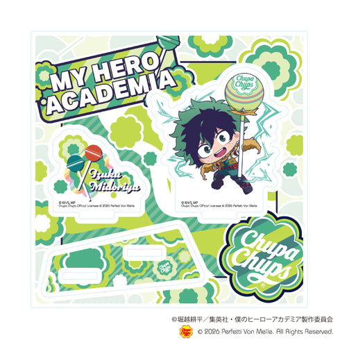 『僕のヒーローアカデミア×チュッパチャプス』アクリルスタンドプレート01/緑谷 出久(ミニキャライラスト)