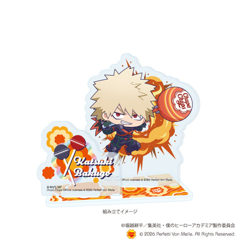 『僕のヒーローアカデミア×チュッパチャプス』アクリルスタンドプレート02/爆豪 勝己(ミニキャライラスト)