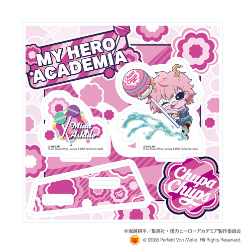 『僕のヒーローアカデミア×チュッパチャプス』アクリルスタンドプレート07/芦戸 三奈(ミニキャライラスト)