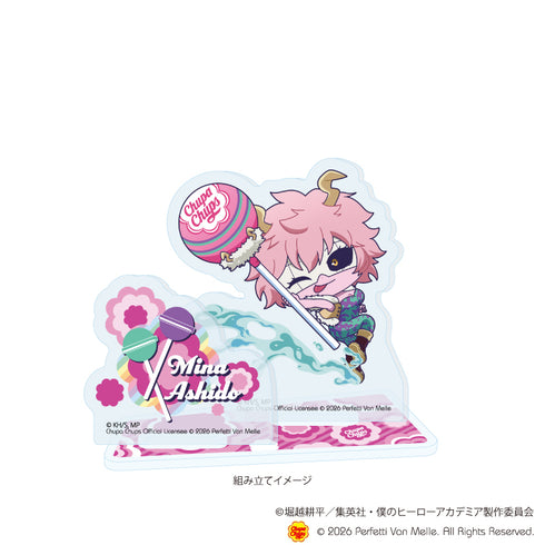 『僕のヒーローアカデミア×チュッパチャプス』アクリルスタンドプレート07/芦戸 三奈(ミニキャライラスト)