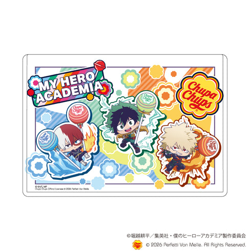 『僕のヒーローアカデミア×チュッパチャプス』キャラクリアケース02/B ver.(ミニキャライラスト)