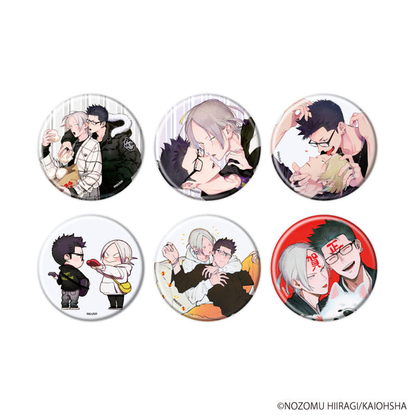 『オオカミくんは襲われたい』缶バッジ01/コンプリートセット(全6種)(公式&描き下ろしイラスト)
