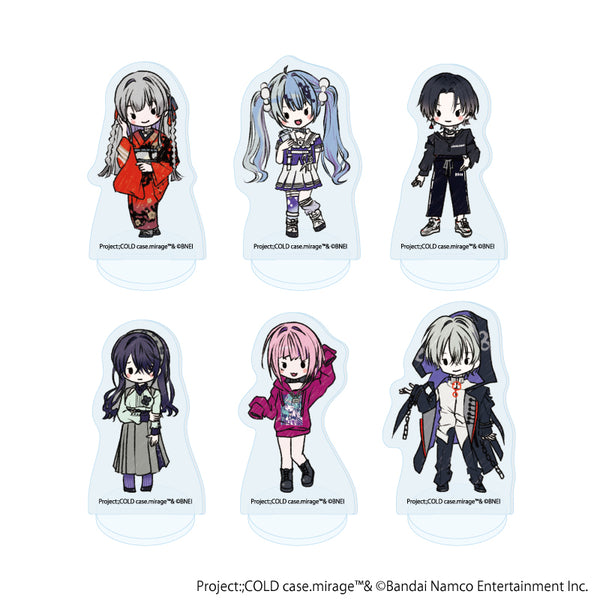 『Project:;COLD case.mirage』アクリルぷちスタンド01/コンプリートセット(全6種)(グラフアートイラスト)