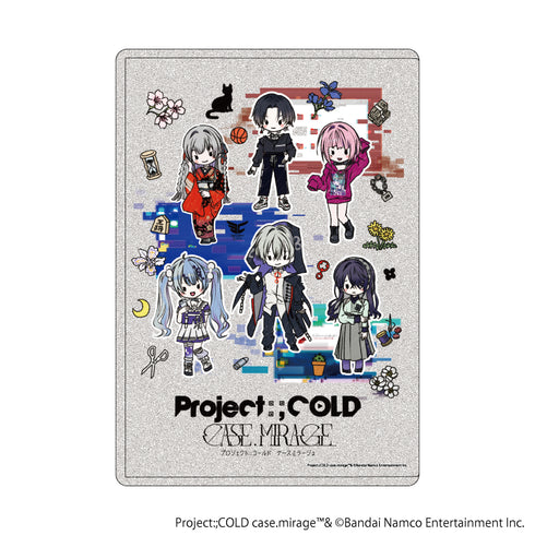 『Project:;COLD case.mirage』キャラクリアケース02/集合デザイン(グラフアートイラスト)