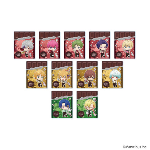 『千銃士:Rhodoknight』アクリルカード02/バレンタインver. コンプリートセット(全11種)(ミニキャライラスト)