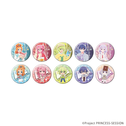 『プリンセッション・オーケストラ』缶バッジ05/コンプリートセット(全10種) 本ver(描き下ろし&描き起こしイラスト)