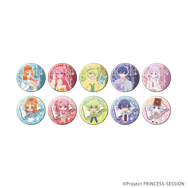 『プリンセッション・オーケストラ』缶バッジ05/コンプリートセット(全10種) 本ver(描き下ろし&描き起こしイラスト)