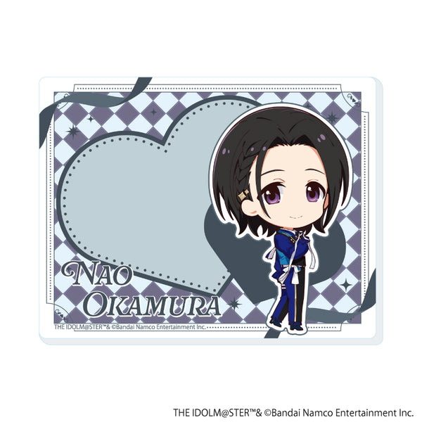 『アイドルマスター SideM』アクリルカード12/岡村 直央 ホワイトデーライブ2026 -Bitter Style by 2022-(ミニキャライラスト)