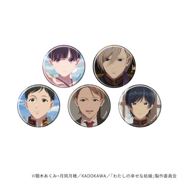 『わたしの幸せな結婚』缶バッジ11/コンプリートセット(全5種)(場面写イラスト)