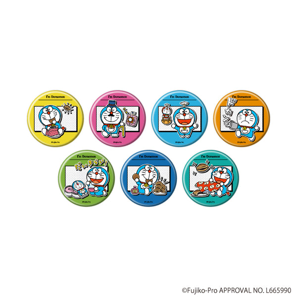 『I’m Doraemon』ドラえもん 缶バッジ01/vol.01コンプリートセット(全7種)
