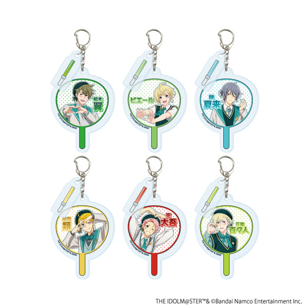 『アイドルマスター SideM』パーツ付きアクリルキーホルダー03/オリジナル衣装ver. コンプリートセット(全6種)(描き下ろしイラスト)