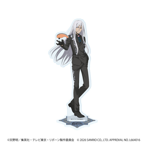 『家庭教師ヒットマンREBORN!×SANRIO CHARACTERS』ホログラムアクリルスタンド07/スクアーロ×KIRIMIちゃん.