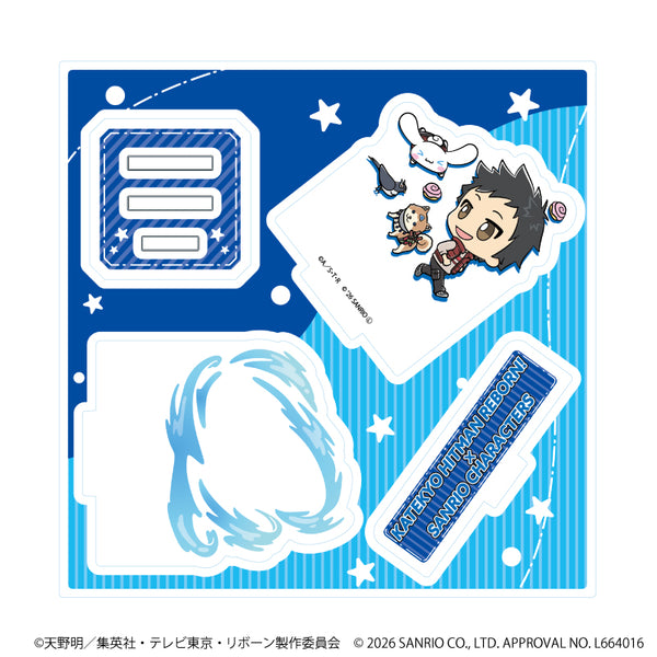 『家庭教師ヒットマンREBORN!×SANRIO CHARACTERS』アクリルスタンドプレート04/山本武×シナモロール(コラボイラスト)