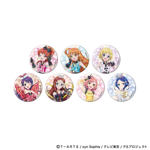 《Pretty Series》全息圖徽章(57mm)01/穿搭變奏版 盲盒(共7種)(全新繪製插圖)【BOX】【202607再版】