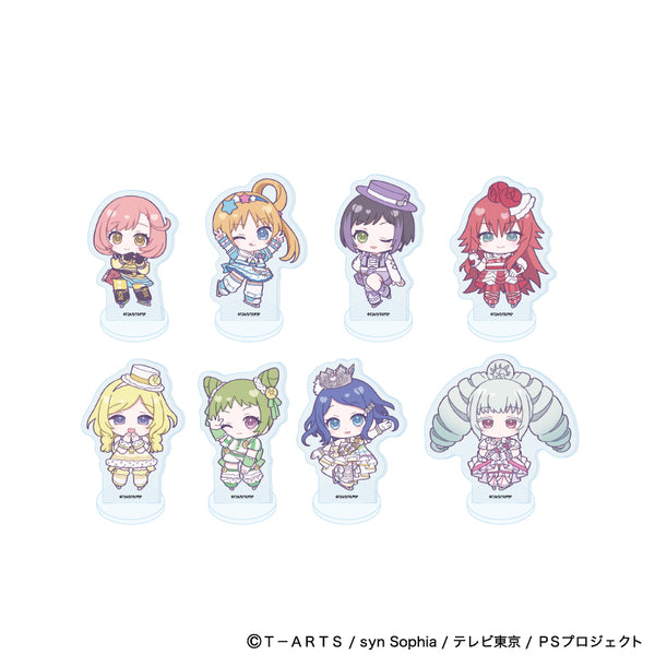 《Pretty Series》壓克力迷你立牌03/《Pretty Rhythm:Rainbow Live!》造型變換版 全套組(共8種)(迷你角色插畫)