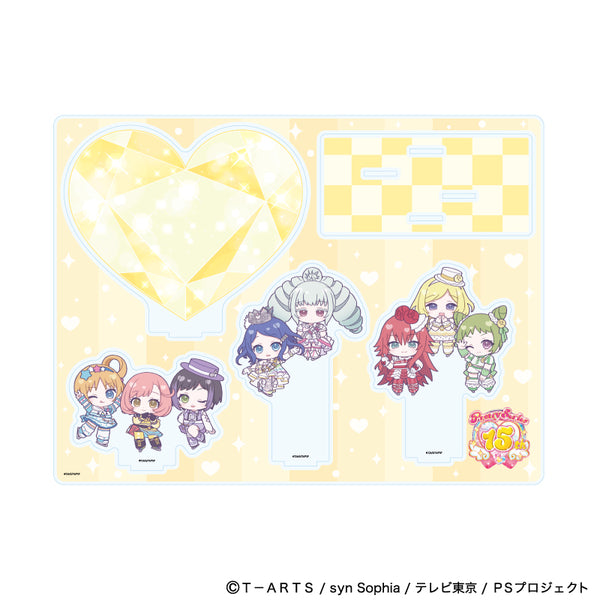 《Pretty Series》壓克力場景模型03/《Pretty Rhythm:Rainbow Live!》造型變奏版(迷你角色插畫)