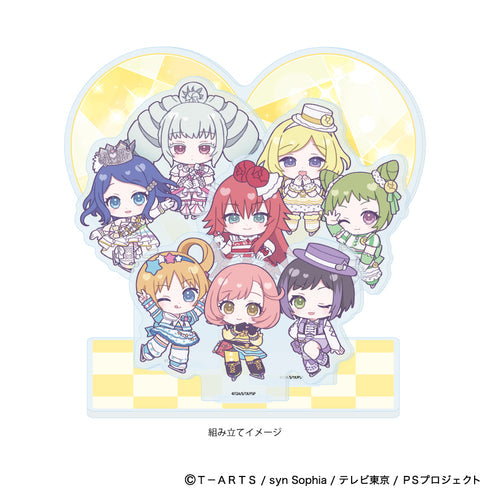 『プリティーシリーズ』アクリルジオラマ03/プリティーリズム・レインボーライブ コーデアレンジver.(ミニキャライラスト)【202607再販】