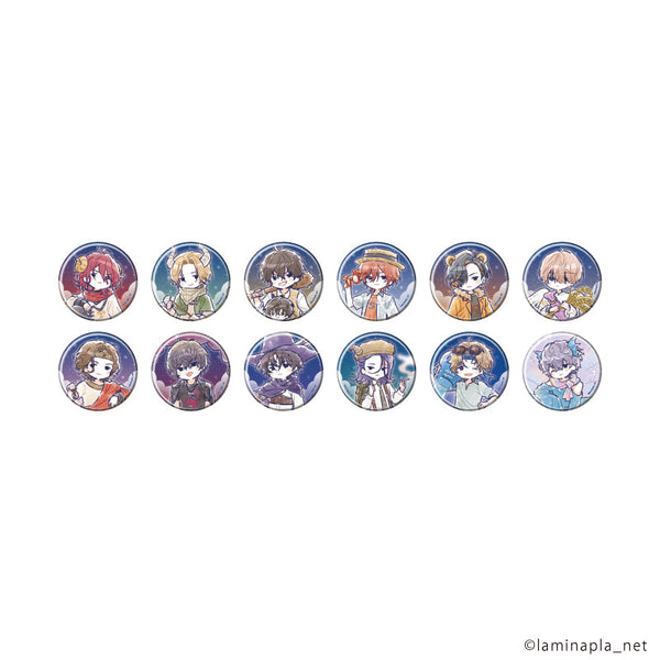 『Stellar Calendar』缶バッジ02/コンプリートセット(全12種) 星座Ver.(グラフアートイラスト)