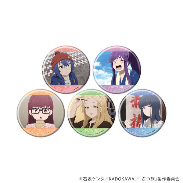 『ざつ旅-That's Journey-』缶バッジ03/コンプリートセット(全5種)(場面写イラスト)