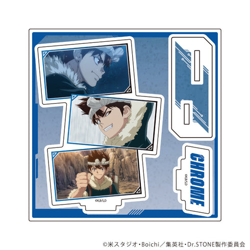 『Dr.STONE』アクリルスタンドプレート18/クロム(場面写イラスト)