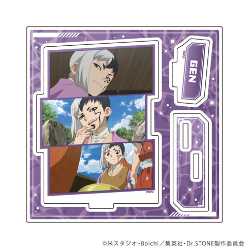 『Dr.STONE』アクリルスタンドプレート22/あさぎりゲン(場面写イラスト)