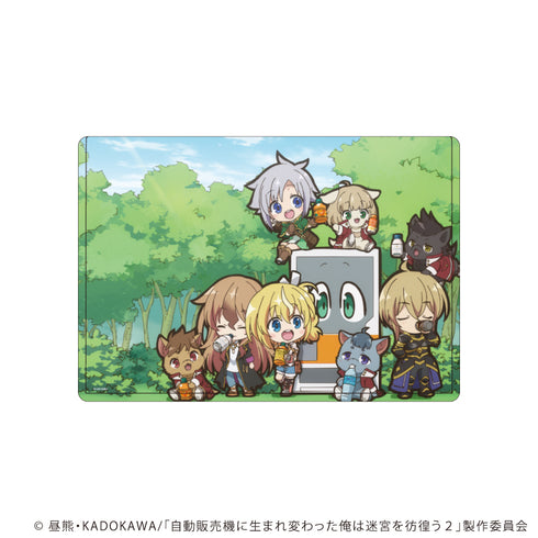 『自動販売機に生まれ変わった俺は迷宮を彷徨う』キャラクリアケース01/集合デザイン(場面写イラスト)
