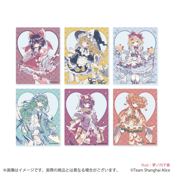 "Touhou Project" Acrylic Cards 05 / Angelic District Ver. Complete Set (All 6 Varieties) (Original Illustrations)