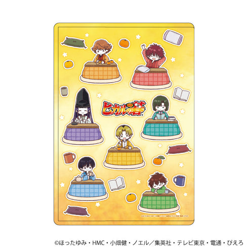 『ヒカルの碁』キャラクリアケース26/集合デザイン こたつver.(グラフアートイラスト)