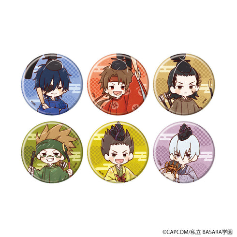 『学園BASARA』缶バッジ28/ひな祭りver. コンプリートセット(全6種)(グラフアートイラスト)