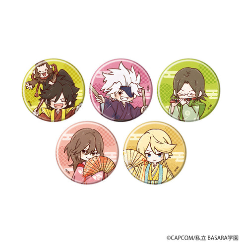 『学園BASARA』缶バッジ29/ひな祭りver. コンプリートセット(全5種)(グラフアートイラスト)