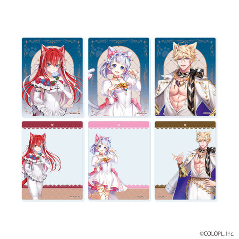 『白猫プロジェクト』アクリルカード03/猫の日ver. コンプリートセット(全6種)(描き下ろしイラスト)