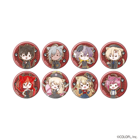 『クイズRPG 魔法使いと黒猫のウィズ』缶バッジ01/猫の日ver. コンプリートセット(全8種)(グラフアートイラスト)