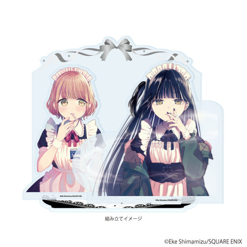 『憧れのメイドさんはタバコが似合う』アクリルジオラマ01/