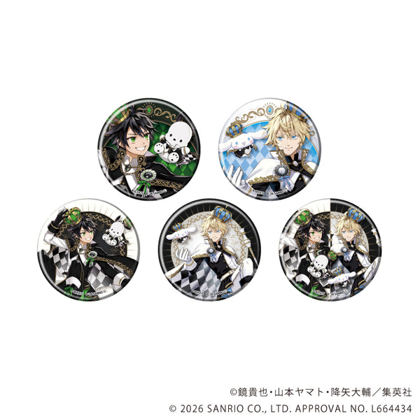 『終わりのセラフ×サンリオキャラクターズ』マット加工缶バッジ(57mm)01/コンプリートセット(全5種)(コラボイラスト)